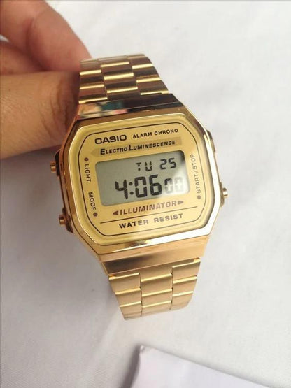 Casio Vintage Digital Gold Dial Unisex watch